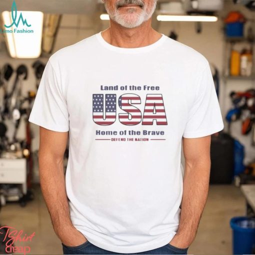 Land Of The Free Home Of The Brave Usa Shirt