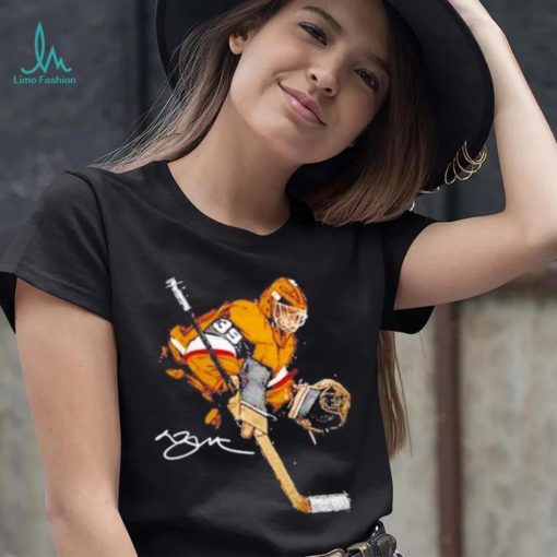 Laurent Brossoit Vegas Hockey Signature Illustration Shirt