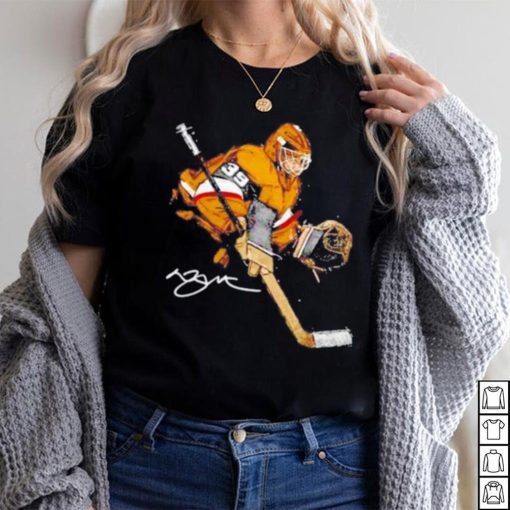 Laurent Brossoit Vegas Hockey Signature Illustration Shirt