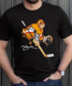 Laurent Brossoit Vegas Hockey Signature Illustration Shirt