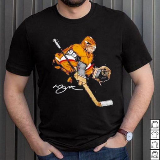 Laurent Brossoit Vegas Hockey Signature Illustration Shirt