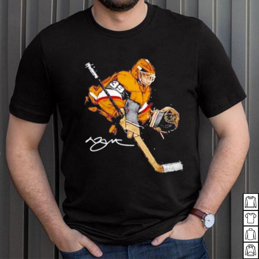 Official Laurent Brossoit Vegas Hockey Signature Illustration Shirt