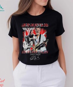 Legends Never Die Eddie Van Halen 1955 2020 Signature tee shirt, hoodie, sweater, long sleeve and tank top Legends Never Die Eddie Van Halen 1955 2020 Signature tee shirt