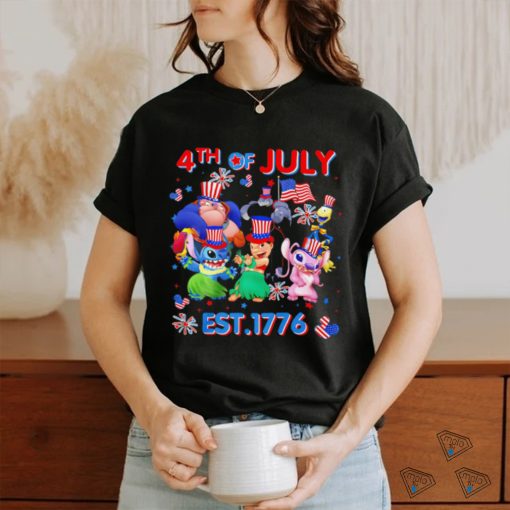 Lilo and Stitch Disney Happy 4th of July est 1776 shirt