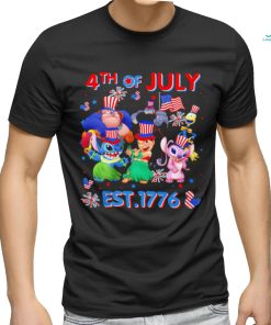 Lilo and Stitch Disney Happy 4th of July est 1776 shirt