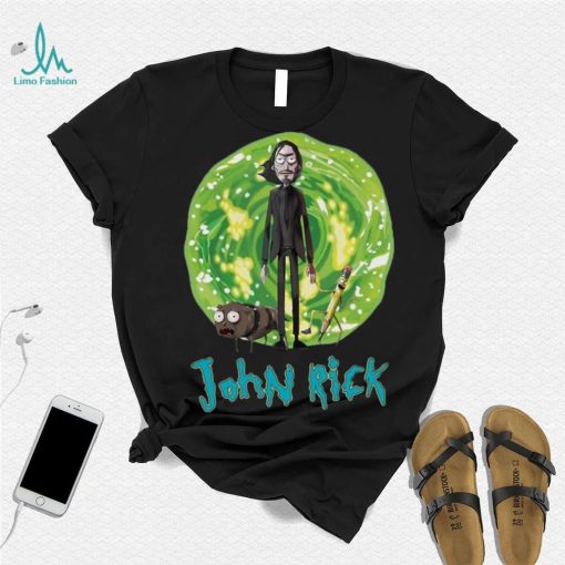 Limited Edition Rick and Morty Cartoon John Rick 2D T shirt