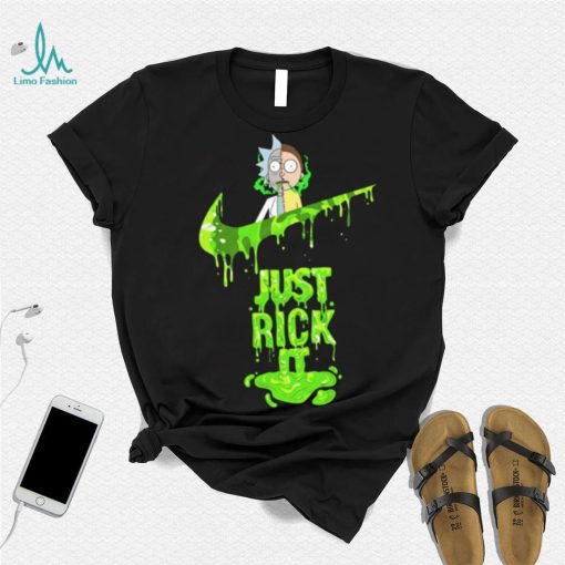 Limited Edition Rick and Morty Cartoon Just Rick It Green 2D T shirt