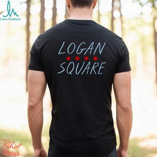 Logan Squar Chicago Flag shirt