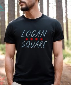 Logan Squar Chicago Flag shirt