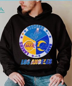 Los Angeles Team Sport Los Angeles Dodgers Los Angeles Lakers And Los Angeles Rams 2023 Shirt