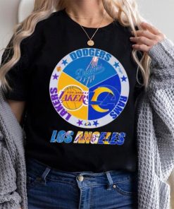 Los Angeles Team Sport Los Angeles Dodgers Los Angeles Lakers And Los Angeles Rams 2023 Shirt