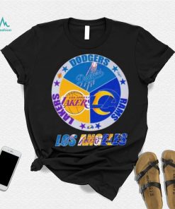 Los Angeles Team Sport Los Angeles Dodgers Los Angeles Lakers And Los Angeles Rams 2023 Shirt