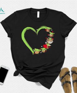 Love Baby Yoda in heart shirt