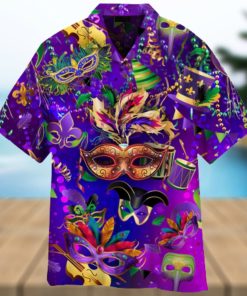 Love Happy Mardi Gras Aloha Hawaiian Shirt Summer Gift Beach Shirt