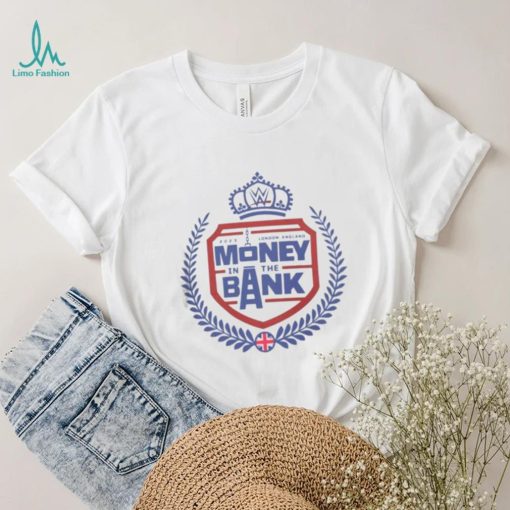 MEN’S WHITE MONEY IN THE BANK 2023 CREST SHIRT