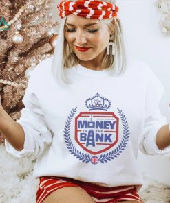 MEN’S WHITE MONEY IN THE BANK 2023 CREST SHIRT