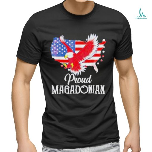 Magadonia 2024 Trump Voter Proud Trump Supporter Magadonian American Flag Shirt
