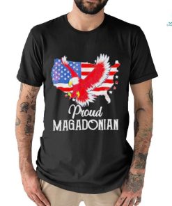 Magadonia 2024 Trump Voter Proud Trump Supporter Magadonian American Flag Shirt