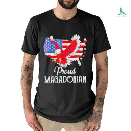 Magadonia 2024 Trump Voter Proud Trump Supporter Magadonian American Flag Shirt