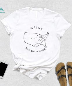 Maine duck boot of the USA funny shirt