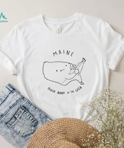 Maine duck boot of the USA funny shirt