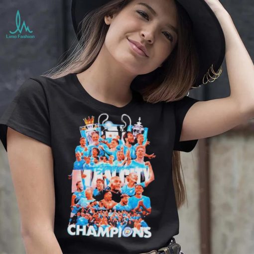 Manchester City 2023 Sampiyon Champions shirt