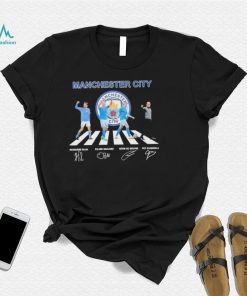 Manchester city team player abbey road signature shirt