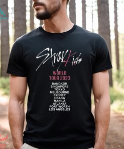 Maniac Kpop Concert Stray Kids World Tour 2023 T Shirt