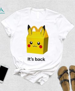 Mcdonalds x Pokemon it’s back shirt