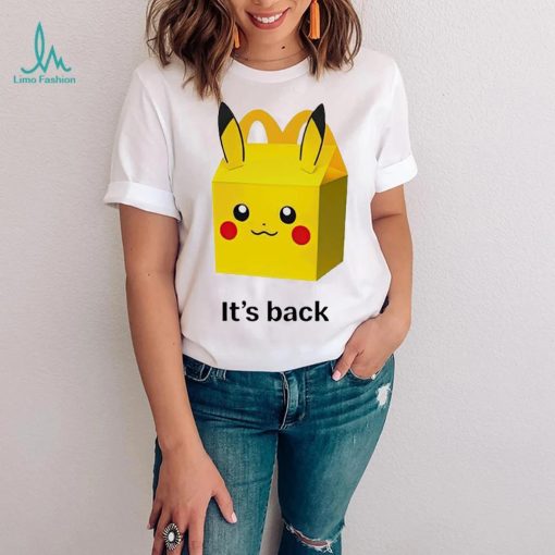 Mcdonalds x Pokemon it’s back shirt