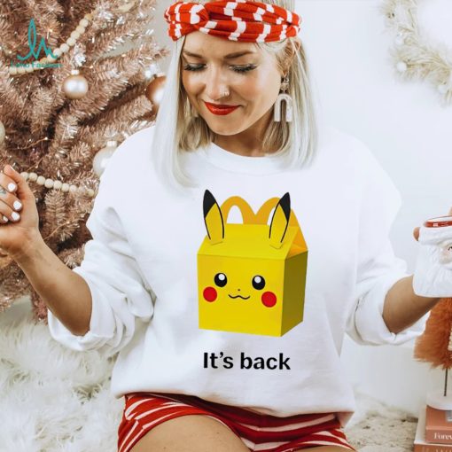 Mcdonalds x Pokemon it’s back shirt