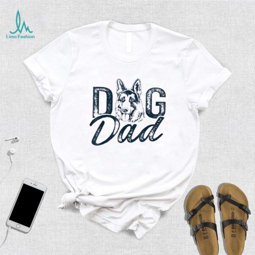 Mens German Shepherd Dog Dad Shirt