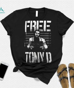 Men’s black tony d’angelo free tony d shirt