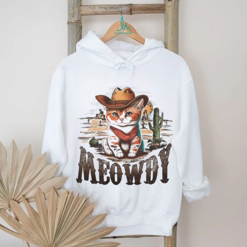 Meowdy Cowboy retro shirt