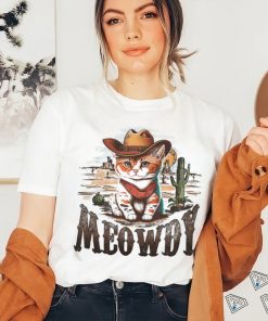 Meowdy Cowboy retro shirt