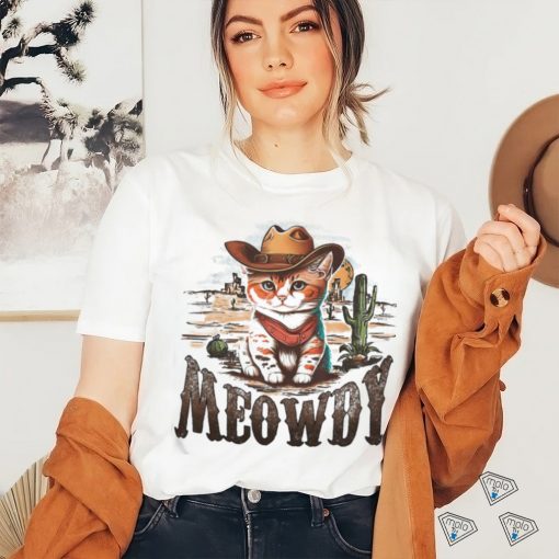 Meowdy Cowboy retro shirt