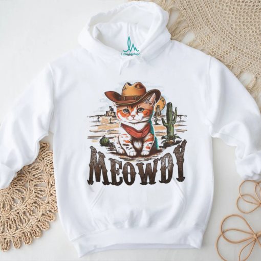 Meowdy Cowboy retro shirt