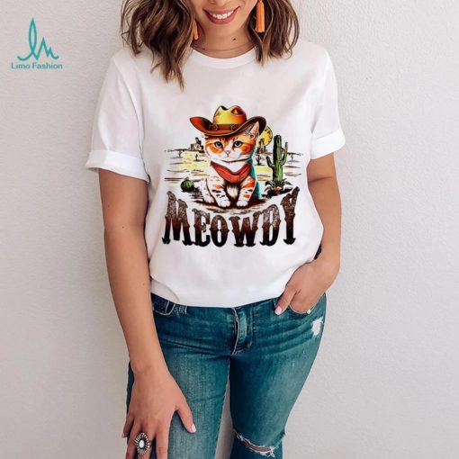 Meowdy Cowboy shirt