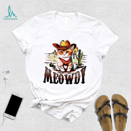 Meowdy Cowboy shirt