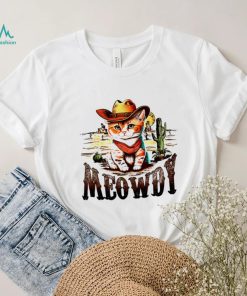 Meowdy Cowboy shirt