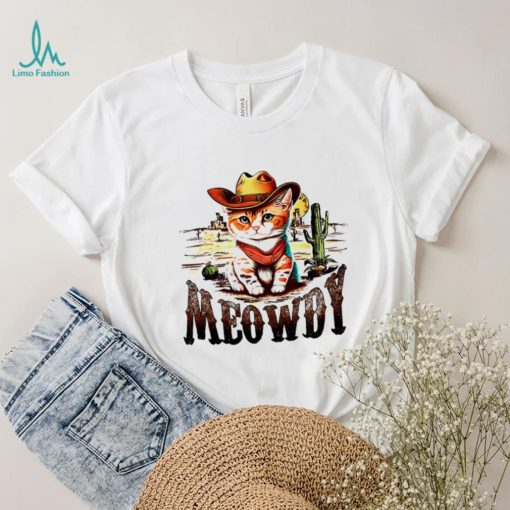 Meowdy Cowboy shirt