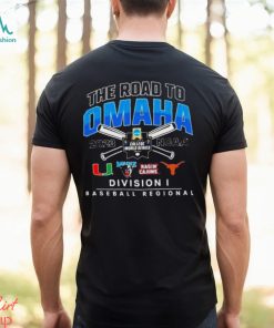 Miami 2023 NCAA DI Baseball Regional The Road To Omaha shirt