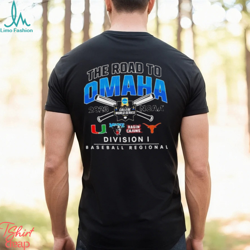 Miami 2023 NCAA DI Baseball Regional The Road To Omaha shirt Miami 2023 NCAA DI Baseball Regional The Road To Omaha shirt
