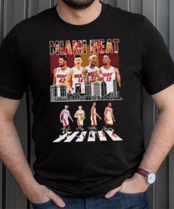 Miami Heat Team Basketball Skyline Abbey Road Signatures shirt