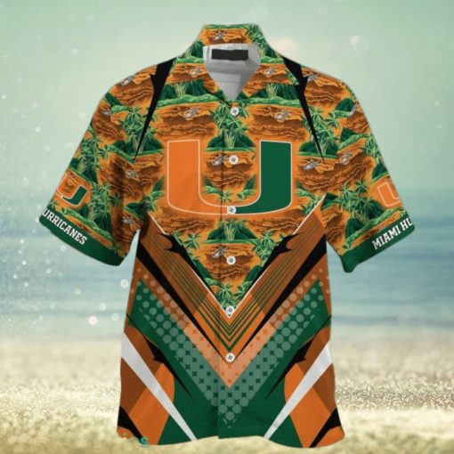Miami Hurricanes Summer Hawaiian Shirt For Sports Fans This Season Gift For Fans