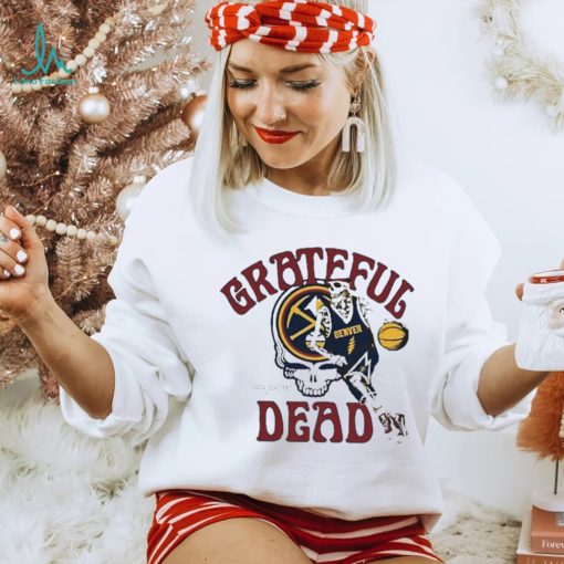 Michael Malone taking grateful dead denver nuggets skull skeleton t shirt