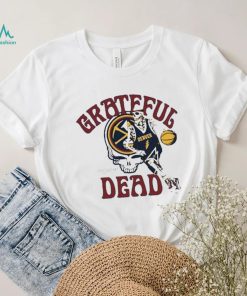 Michael Malone taking grateful dead denver nuggets skull skeleton t shirt
