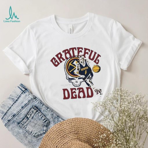 Michael Malone taking grateful dead denver nuggets skull skeleton t shirt