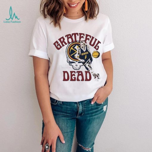Michael Malone taking grateful dead denver nuggets skull skeleton t shirt