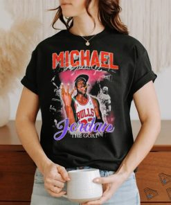 Michael Signature Jordan Jordan The Goat Shirt